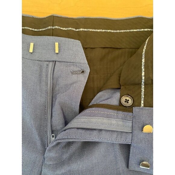 Soul Of London BNWOT stretch pants Trousers sz 33 Reg blue dress pants - Picture 3 of 7